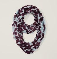 Loft Watercolor Floral Infinity Scarf