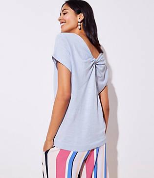 Loft Knot Back Sweater