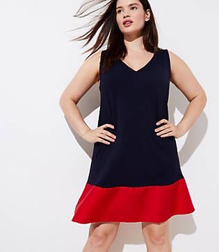 Loft Plus Duet Swing Dress