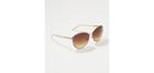 Loft Slim Round Sunglasses