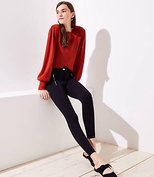 Loft Leggings In Zip Pocket Ponte