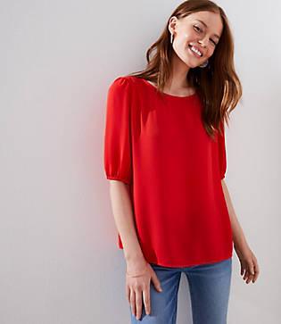 Loft Elbow Sleeve Blouse