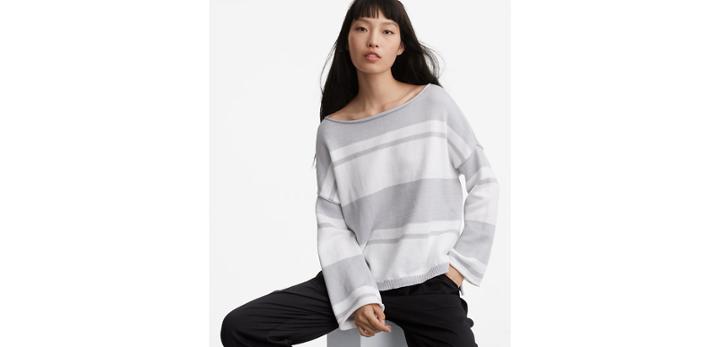 Loft Lou & Grey Striped Sweatshirt Sweater