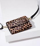 Loft Leopard Print Convertible Bag