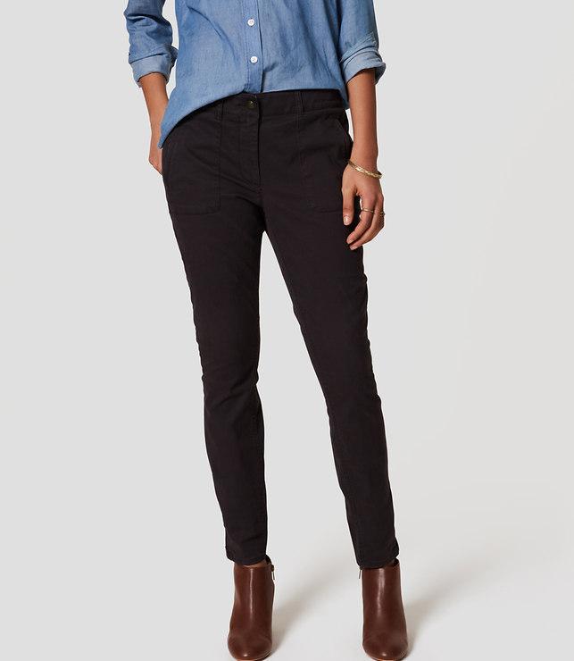 Loft Utility Skinny Ankle Pants In Marisa Fit