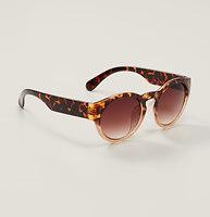 Loft Tortoiseshell Print Round Sunglasses