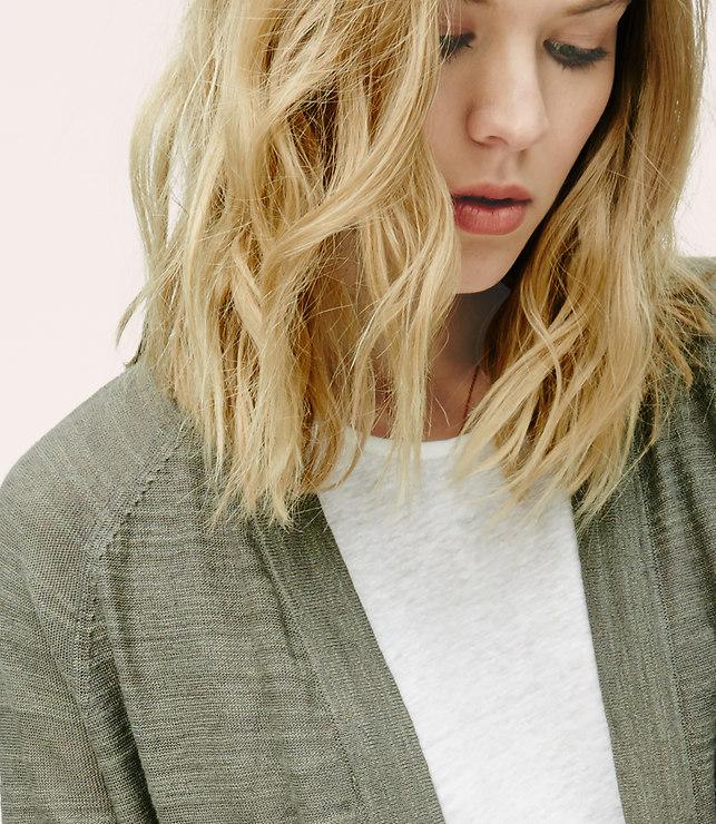 Loft Lou & Grey Hi-rib Open Cardigan
