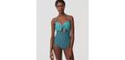 Loft Beach Tie Strapless One Piece Swimsuit