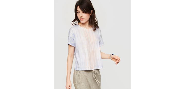 Loft Lou & Grey Tie Dye Relaxed Softserve Cotton Tee
