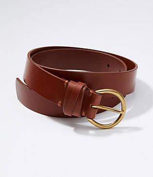 Loft Looped Leather Belt