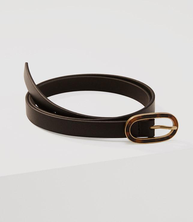 Loft Tortoiseshell Print Buckle Belt