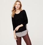 Loft Flecked Two-in-one Sweater