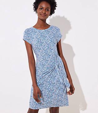 Loft Garden Tie Waist Dress