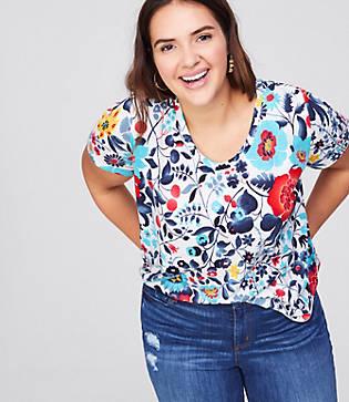 Loft Plus Flowerbed Vintage Soft Tee