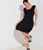 Loft Plus Ruffle Strap Flare Dress