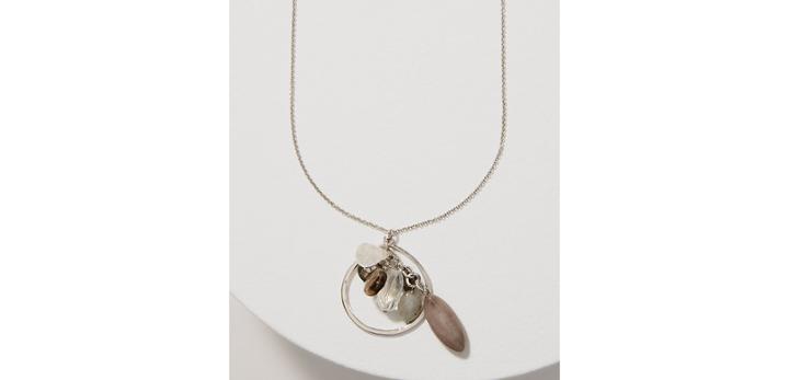 Loft Stone Circle Pendant Necklace