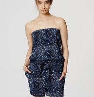 Loft Splashy Strapless Romper