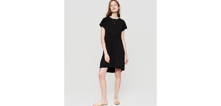 Loft Lou & Grey Sueded Jersey Dress