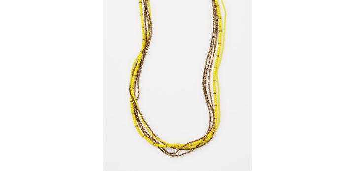 Loft Sunny Multistrand Beaded Necklace