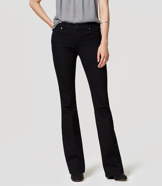 Loft Flare Jeans In Black