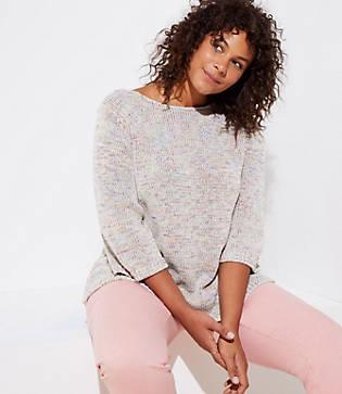 Loft Plus Bar Back Sweater