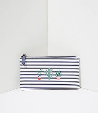 Loft Cactus Striped Sunglasses Case