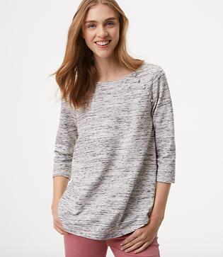 Loft Button Trim Swing Top