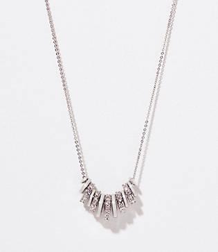Loft Pave Crystal Ring Necklace