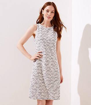 Loft Spacedye Textured Dress