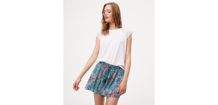 Loft Iris Fluid Drawstring Shorts