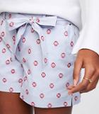 Loft Sun Dot Tie Waist Shorts