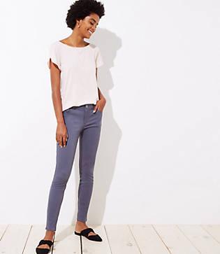 Loft Leggings In Brushed Sateen In Julie Fit