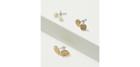 Loft Pearlized Crystal Stud Earring Set