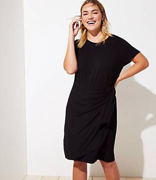 Loft Plus Wrap Tee Dress