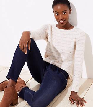Loft Confetti Stripe Sweater