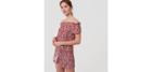 Loft Beach Floral Off The Shoulder Romper