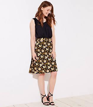 Loft Daisy Fluid Skirt