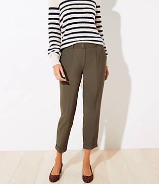 Loft Slim Pants With Stretch Waist