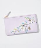 Loft Bee Embroidered Sunglasses Case