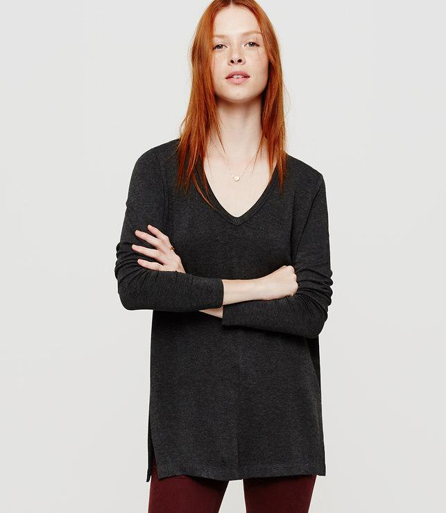 Loft Lou & Grey Signaturesoft V-neck Tunic