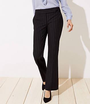 Loft Trousers In Pinstripe In Marisa Fit