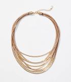 Loft Multistrand Tube Bead Necklace