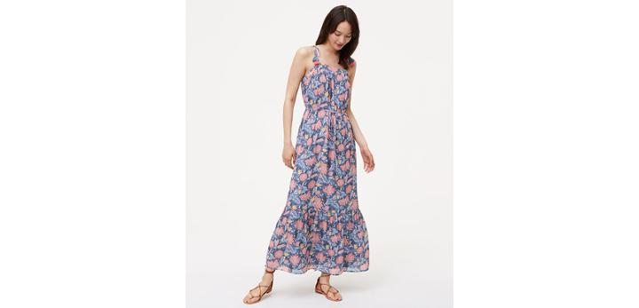 Loft Wildflower Maxi Dress