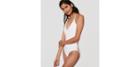Loft Beach Lace Up One Piece Swimsuit