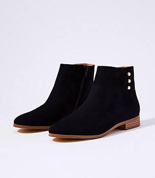 Loft Side Button Ankle Boots