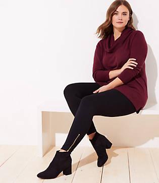 Loft Plus Leggings In Ankle Zip