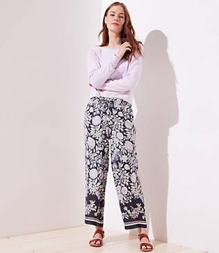 Loft Garden Fluid Drawstring Pants