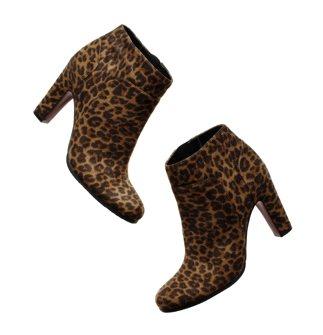 Leopard Print Skylar Suede Booties
