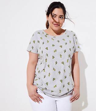 Loft Plus Cactus Vintage Soft Tee