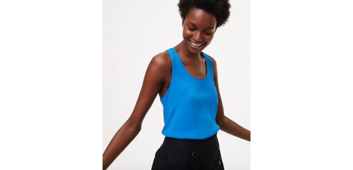 Loft Fluid Racerback Pocket Tank